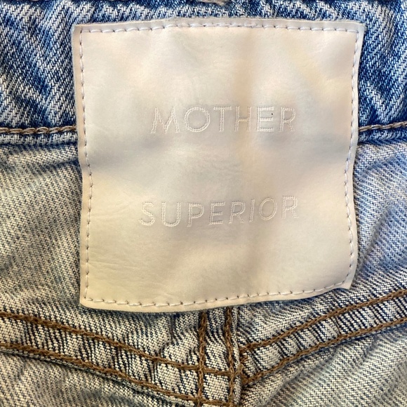 Mother Superior The Ditcher Crop Denim Jeans Leap At The Chance sz 27 - Picture 5 of 13